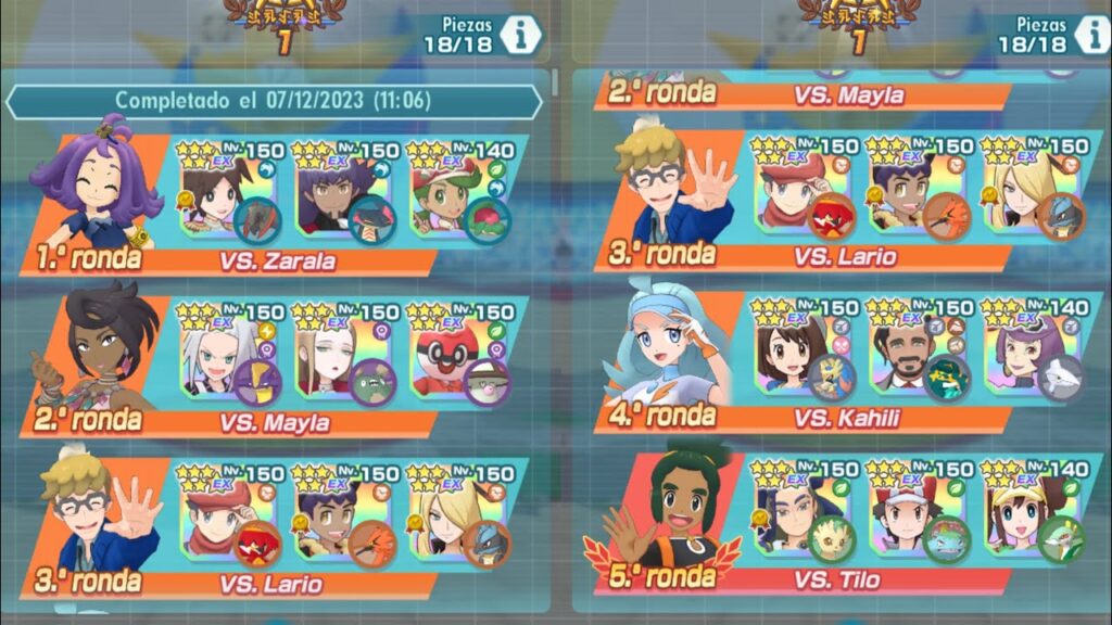 E4 Alola 20.000pts offtype monotype!! -Pokemon Masters EX-