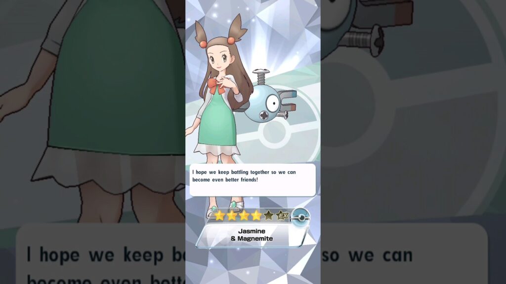 GETTING JASMINE TO FRIENDSHIP LEVEL 100 | Obtaining Jasmine & Magnemite | Pokemon Masters EX
