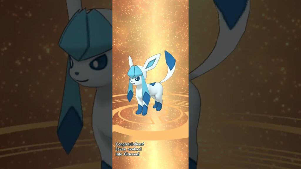 Eevee Evolved into Glaceon | Pokemon Masters Ex