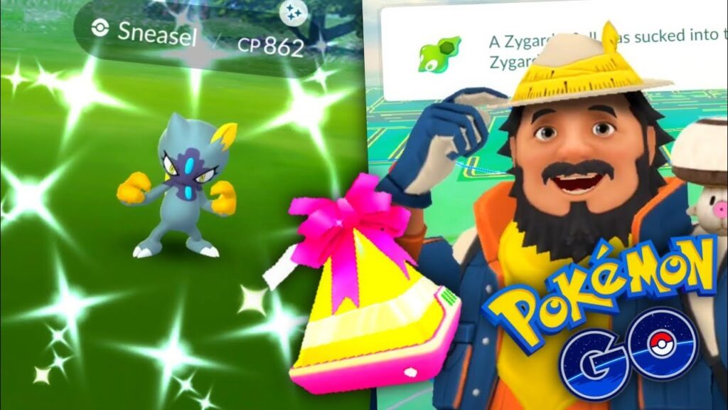 *SHINY HISUIAN SNEASEL FOUND* Niantic can't release a feature without is being broken in Pokemon GO