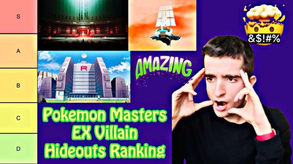 I NEARLY CRIED!! Ranking Pokemon Masters EX Villain Hideout Themes