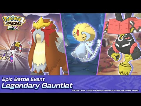 Pokemon Masters EX Legendary Gauntlet Tapu Bulu, Uxie & Entei 12 Wins Streak (Season 12)