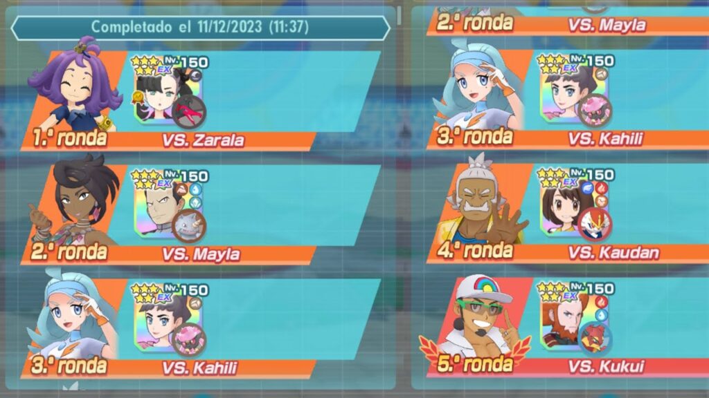 E4 Alola 1vs3 15.000pts (Semana 172) -Pokemon Masters EX-