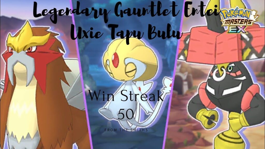 Pokemon Masters EX - Legendary Gauntlet Part 12! Entei, Uxie & Tapu Bulu!