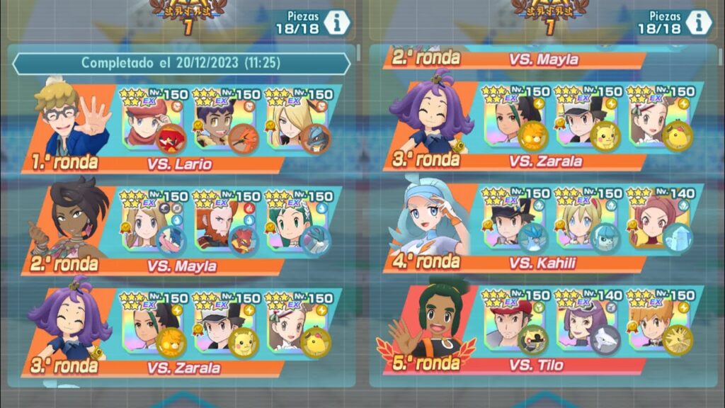 25.000pts!!! E4 Alola -Pokemon Masters Ex-