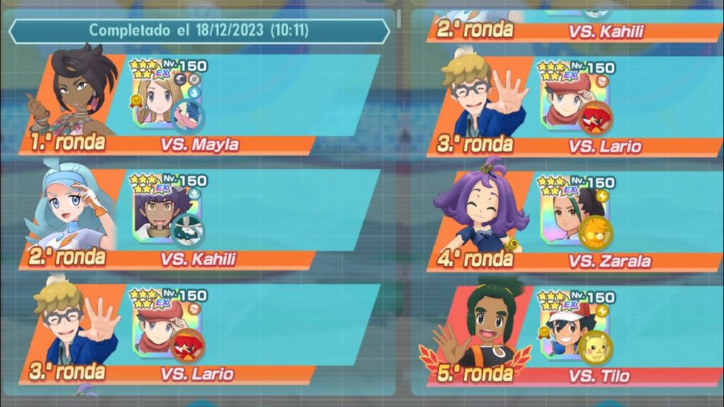 E4 Alola 1vs3 15.000pts (Semana 173) -Pokemon Masters EX-