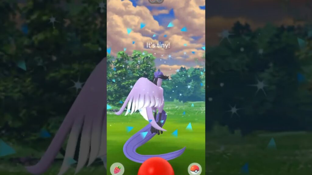 I CAUGHT A XXS Galarian Articuno In Pokemon Go! #pokemon #shorts