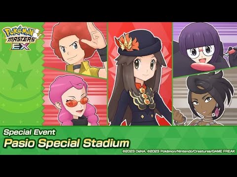 Pokemon Masters EX Pasio Special Stadium Master Mode 15K Pts Hard Season 4 (Water Type)