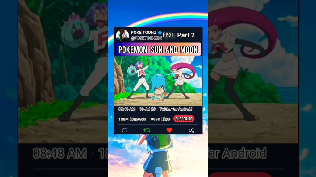 pokemon sun and moon || episode 21 || ash and pikachu || #shorts