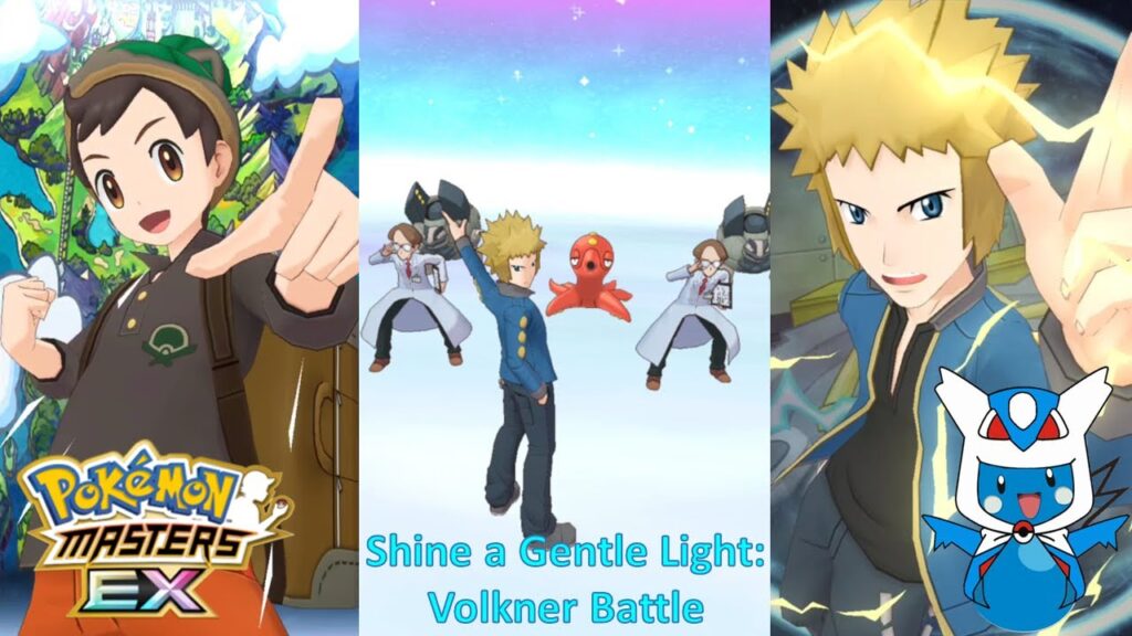 Pokemon Masters EX:  Shine a Gentle Light - Volkner Battle