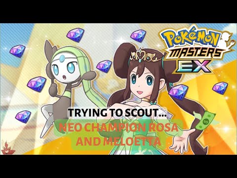 [Pokemon Masters EX] LIVE!!! Attempting to Get Neo Champion Rosa and Meloetta