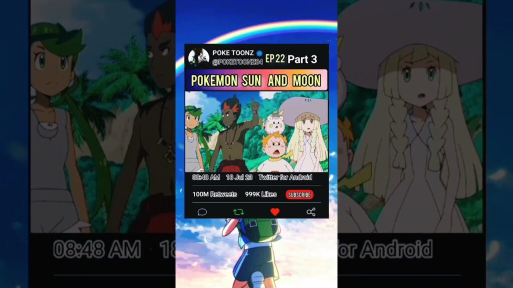 pokemon sun and moon || episode 22 || ash and pikachu || #shorts