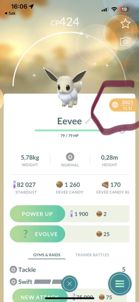 How to remove stamp from traded pokemon