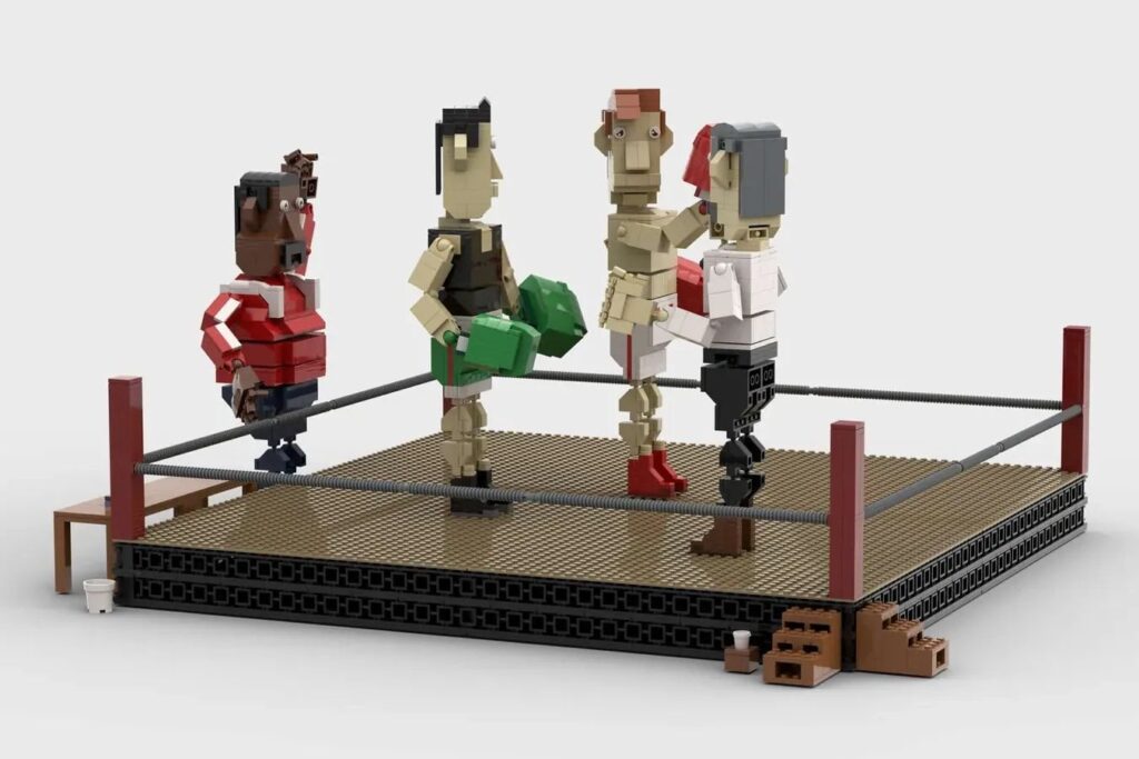 I made a Lego Ideas Punch Out Set! Happy 15th Anniversary Punch Out Wii (Which will be next year)