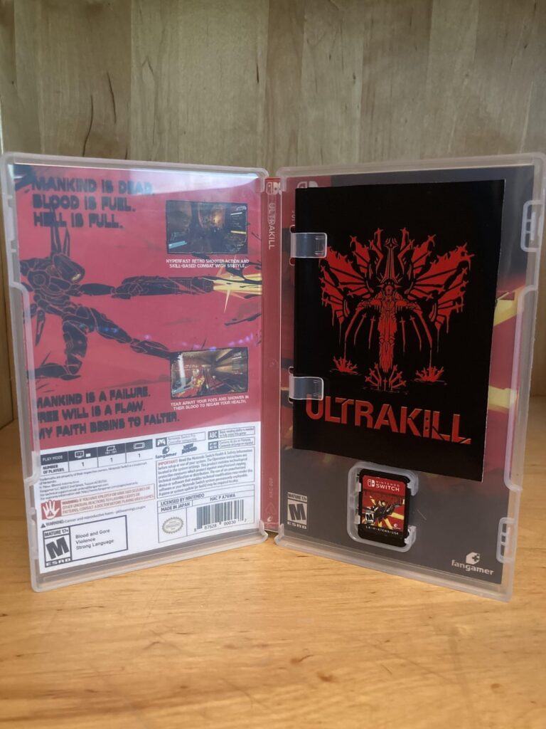 I made a physical copy for ultrakill with cartridge printing and a small manual as a fun art project!