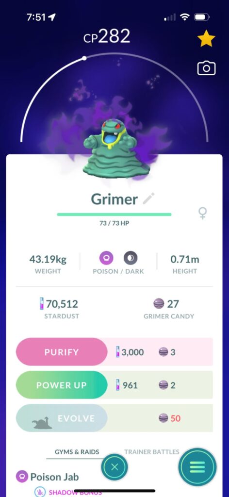 What variation of Grimer is this?