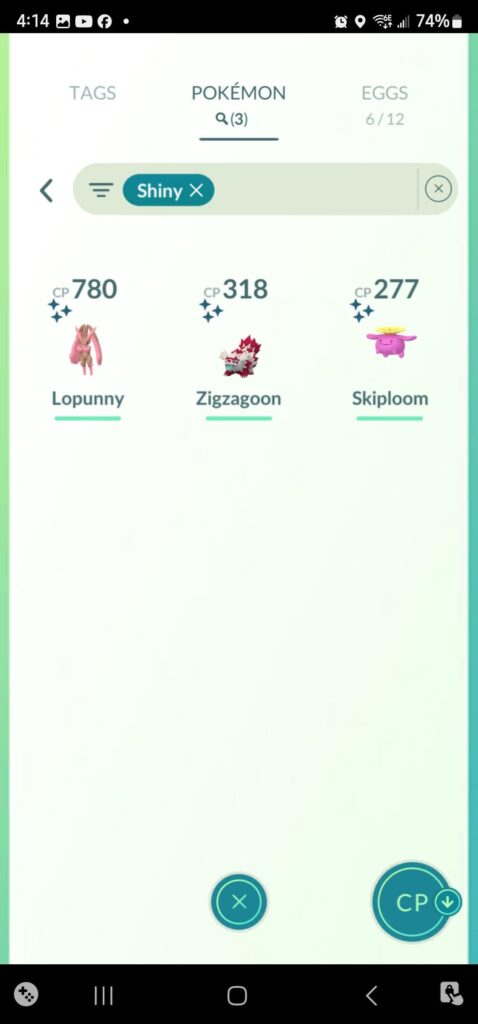 Three shiny and one legendary in one week!