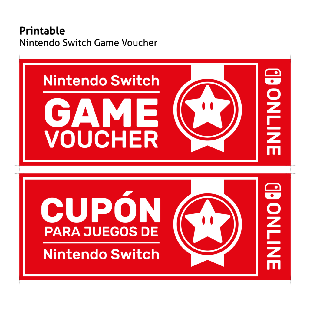 I created a printable Game Voucher PDF document (in both English and Spanish) so you can gift them this Christmas. See link inside.