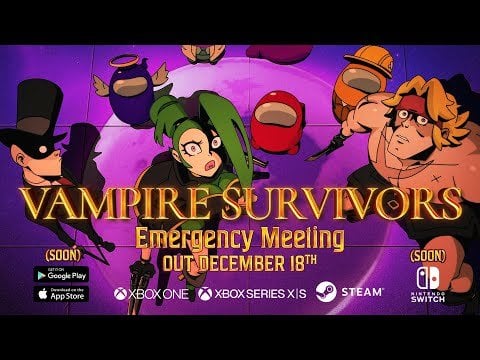 Vampire Survivors: Emergency Meeting DLC feat. Among Us