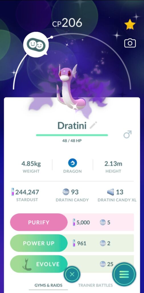 I got my first shiny shadow!