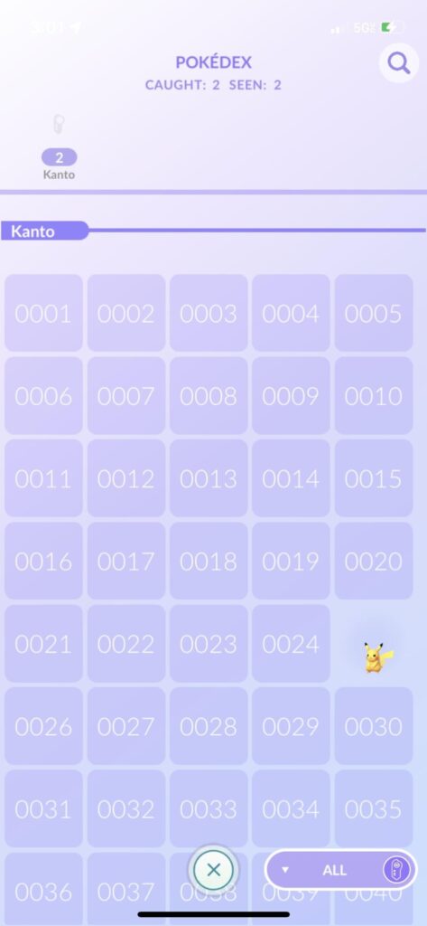 I’m a Pokémon GO neophyte, but my husband told me I should post these screenshots of my Pokédex after popping my newbie cherry with a catch that apparently warrants bragging rights.