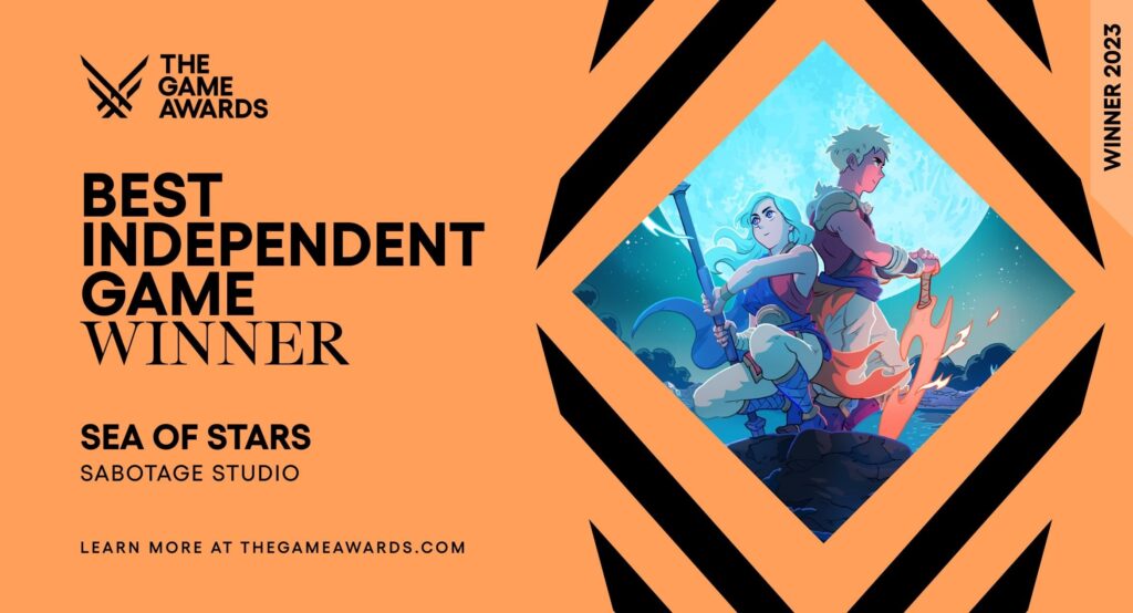 Sea of Stars wins Best Indie at The Game Awards