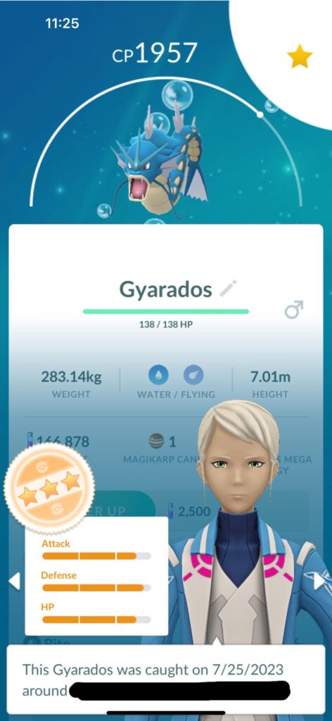 Got a Gyarados for Christmas.