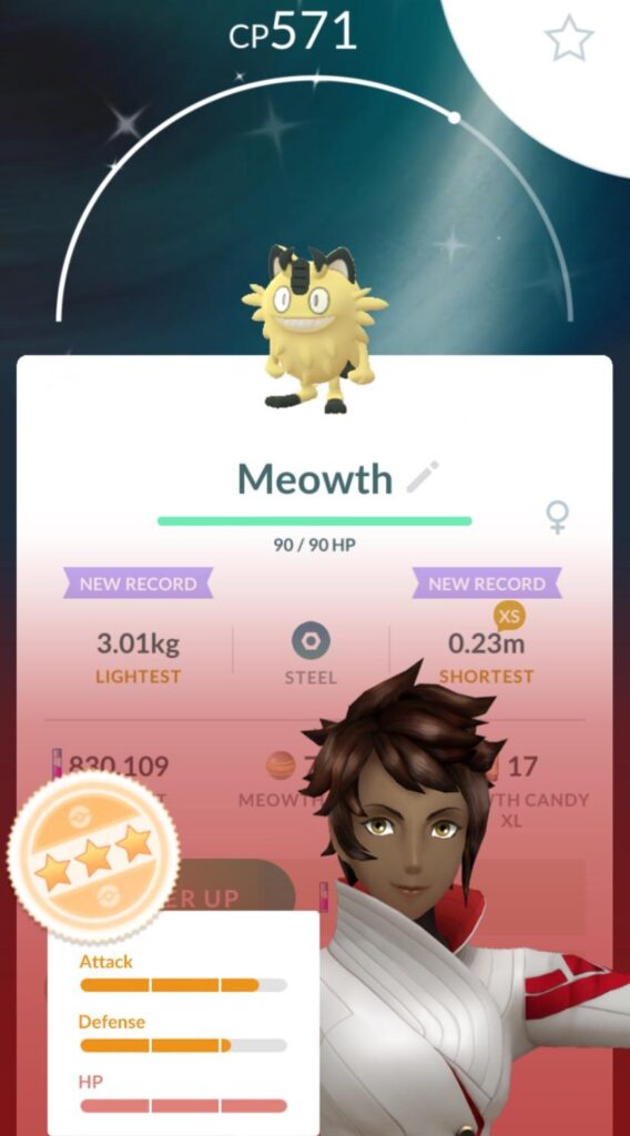 Haven’t had any luck catching something good lately but I managed to hatch this from an egg that I got from a gift! 🥹