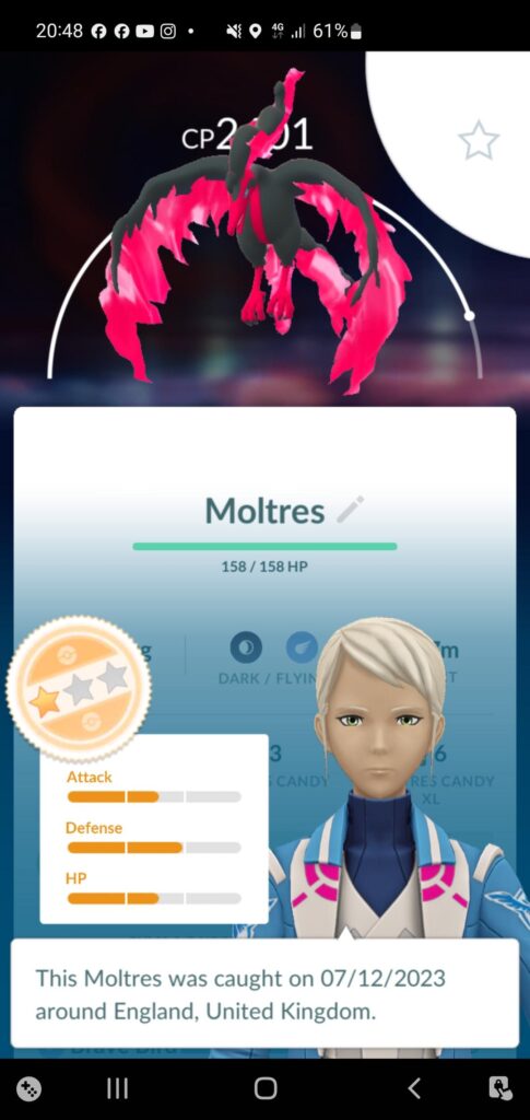Wasted a bloody Master Ball on this