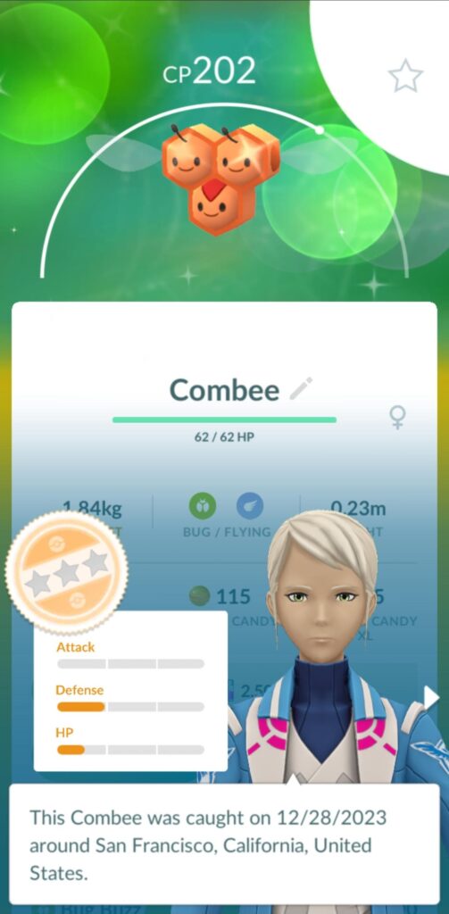 First Shiny Combee and FEMALE?! (Evolved it)