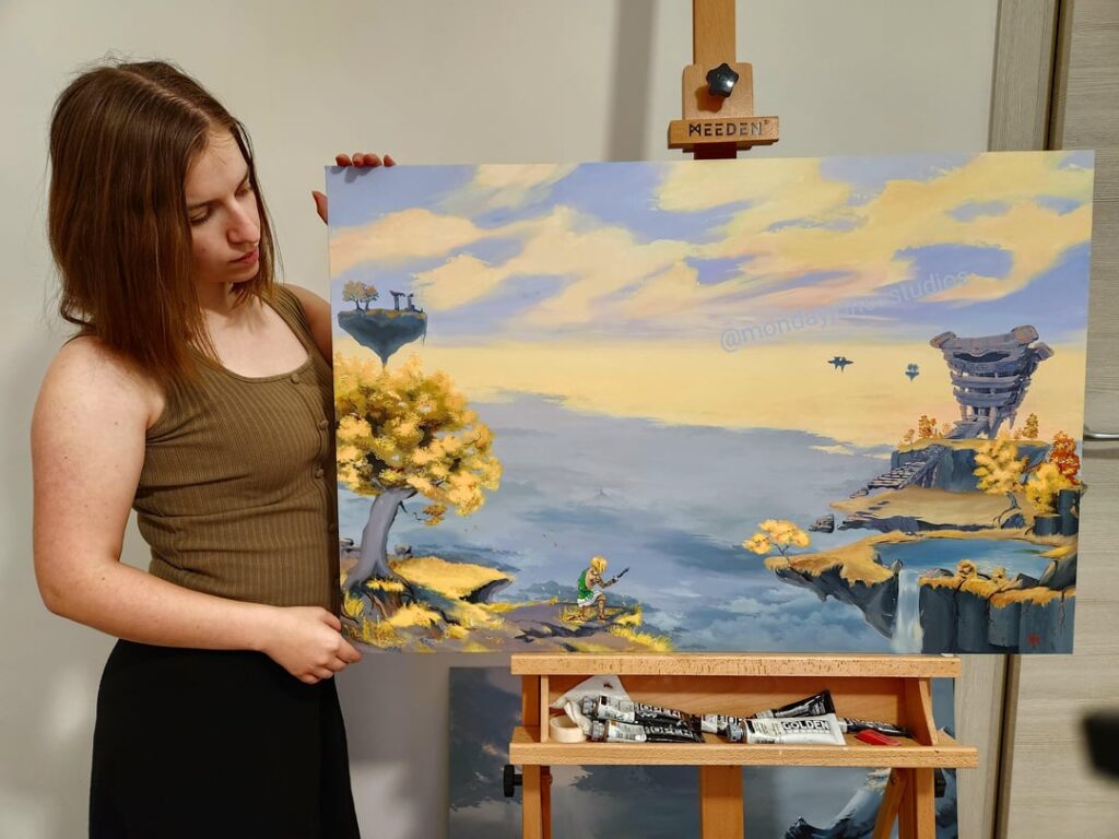 I painted the Sky Islands [TotK]