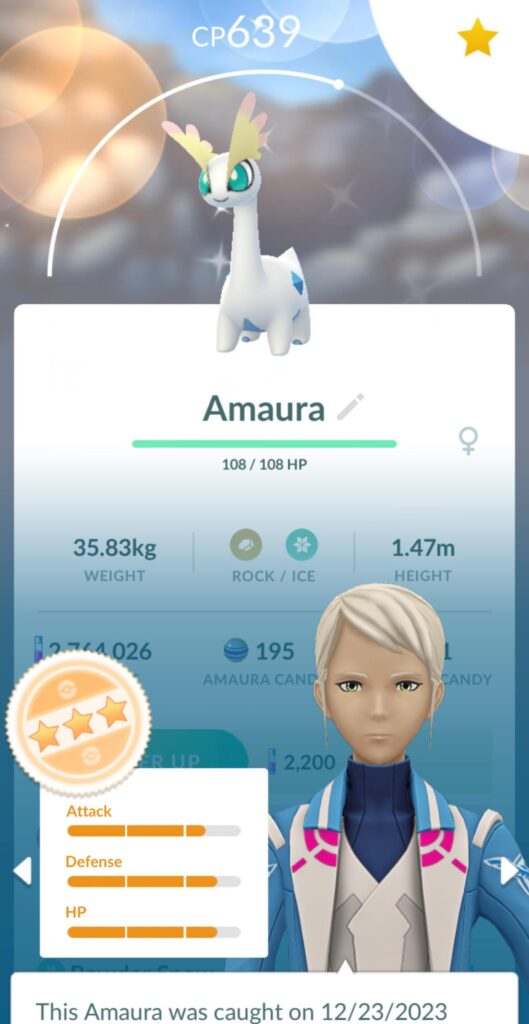 I commented that I caught one, then I figured I would show her off