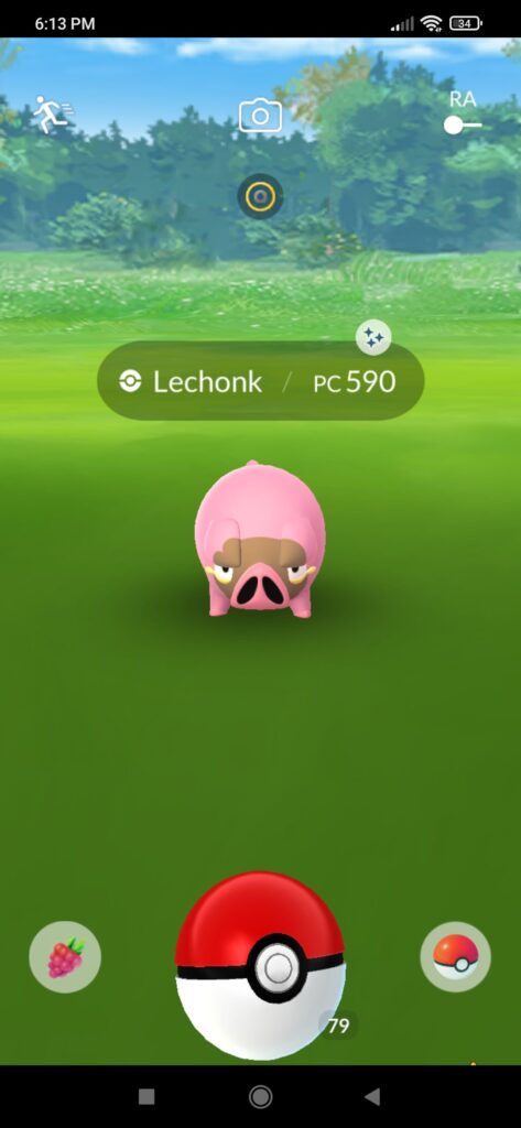 Lechonk shiny 😱