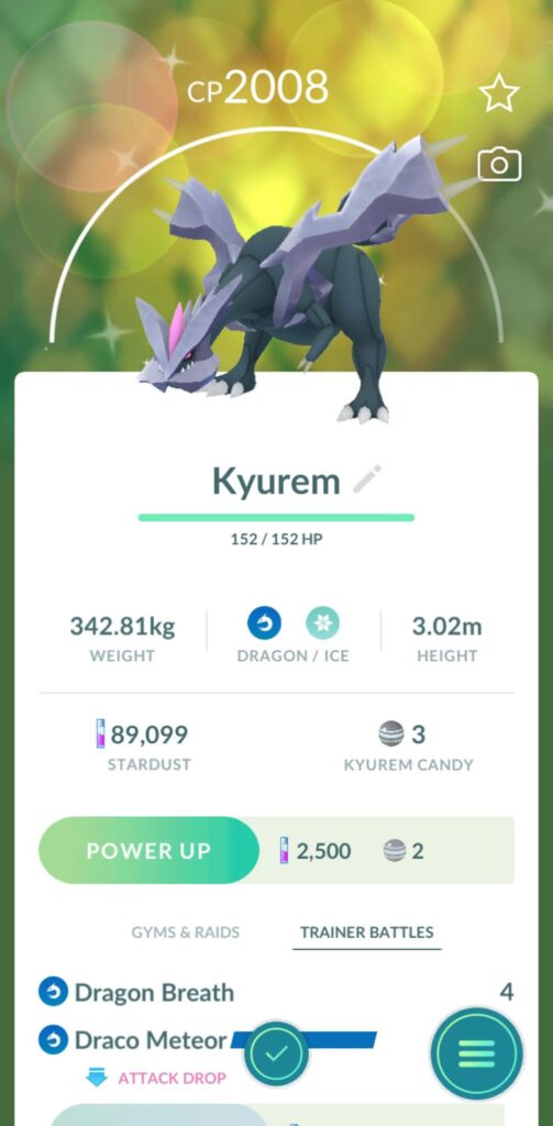 How rare is shiny Kyurem?