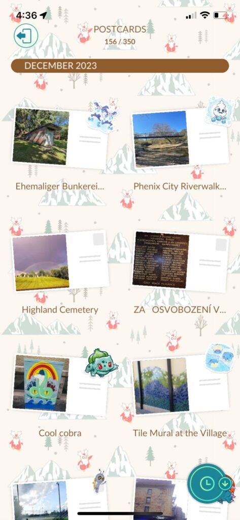 Didn’t know the postcard book background could change