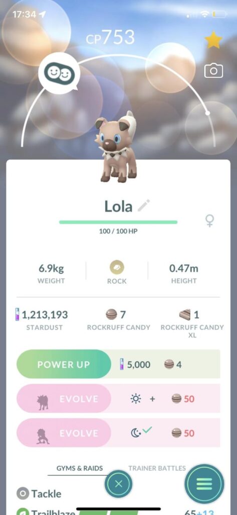Just happened to find this little guy on my walk today, after my dog Lola passed away the day before. I named it Lola and assigned it as my buddy so now I can walk her, give her treats and play with her 🥹
