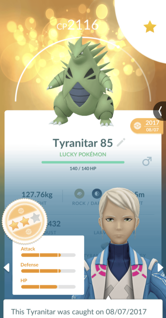 My lowest iv lucky
