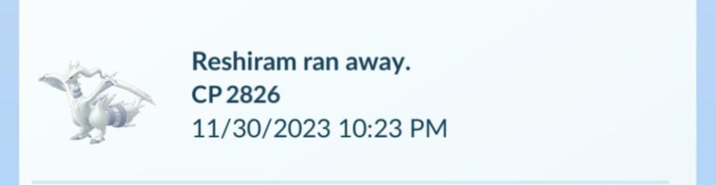 I’m losing it 😅 every throw was an excellent curve ball with a berry and gone. Legendaries hate me I never really have shiny raid luck often and I rarely catch legendaries I’m so mad 🥲