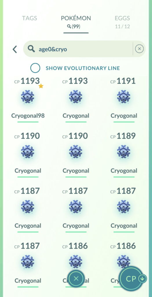 Ended up going 0/101 on Cryogonal day... What a fuggin joke 😩