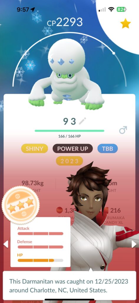 My gf caught me this dude or as she calls him “big head” today. Merry Christmas 🎄