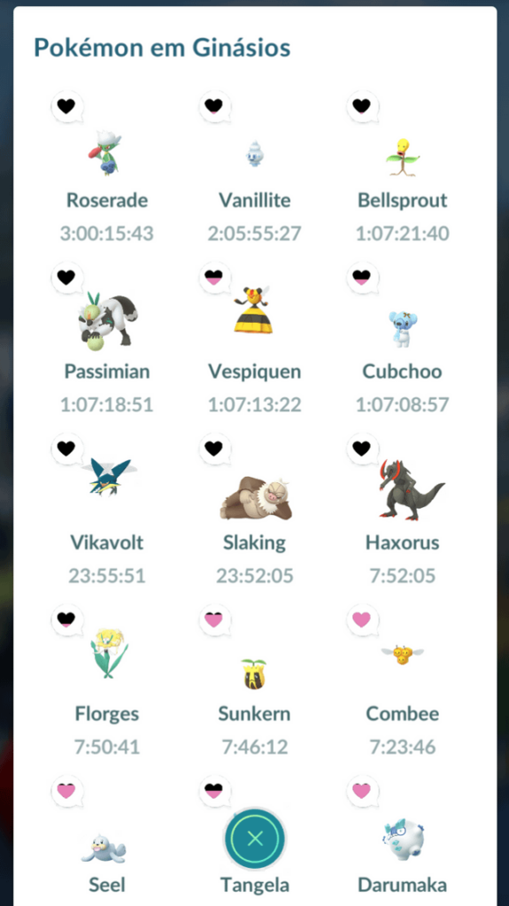 my personal record for pokemon on gyms, 17