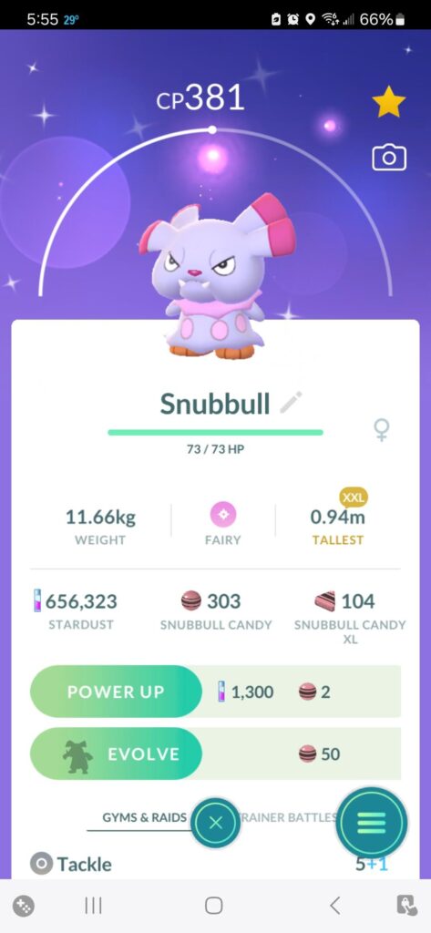 Almost didnt click on this Snubbull