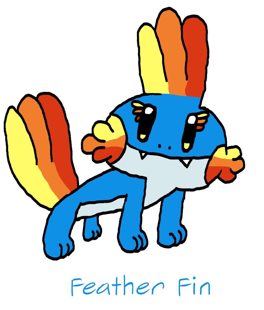 Idk why I haven't posted this earlier- my past paradox mudkip, Feather Fin!
