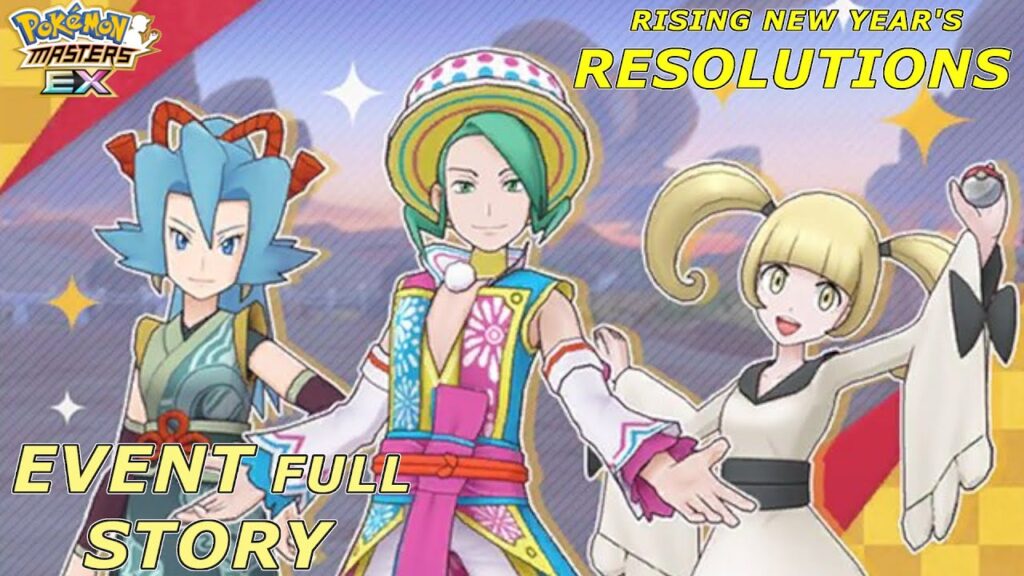 Pokemon Masters EX - Rising New Year's Resolutions New Years 2024 FULL Event Story
