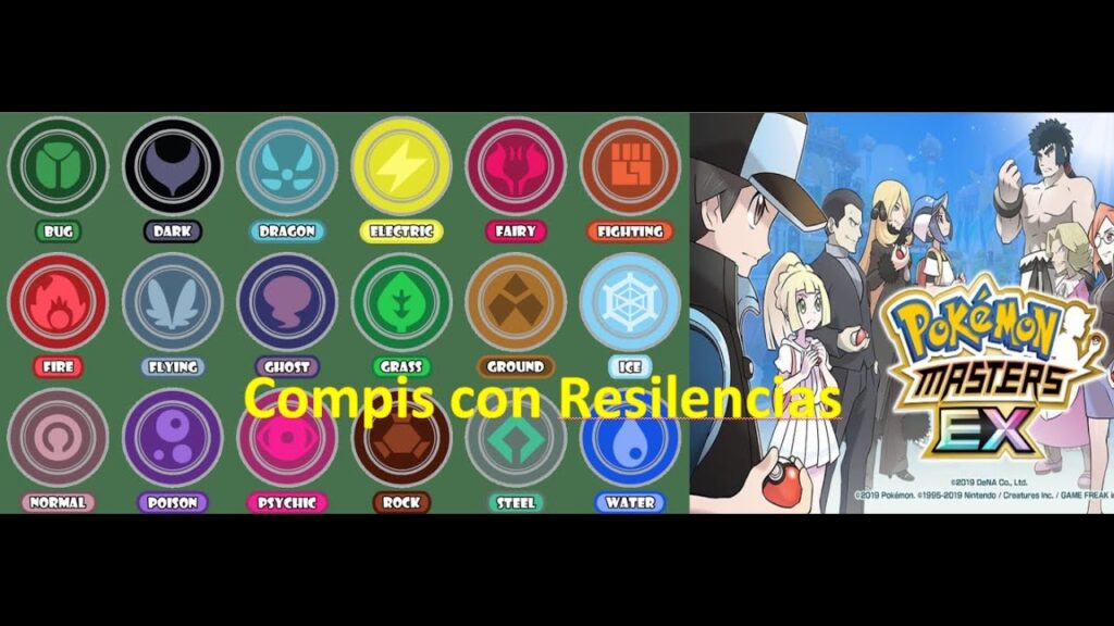 Estas son las resilencias actuales en Pokemon Masters Ex