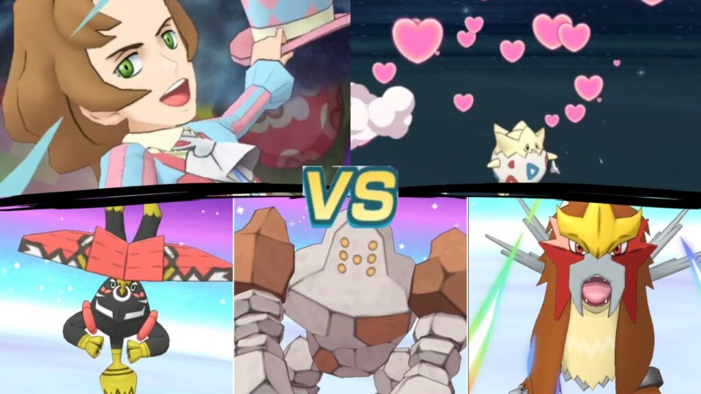 [Pokemon Masters EX] Spring Burgh 2/5 EX solos Tapu Bulu, Regirock and Entei LA VH