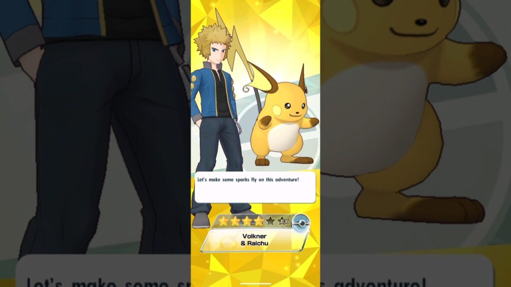 GETTING VOLKNER TO FRIENDSHIP LEVEL 100 | Obtaining Volkner & Raichu | Pokemon Masters EX
