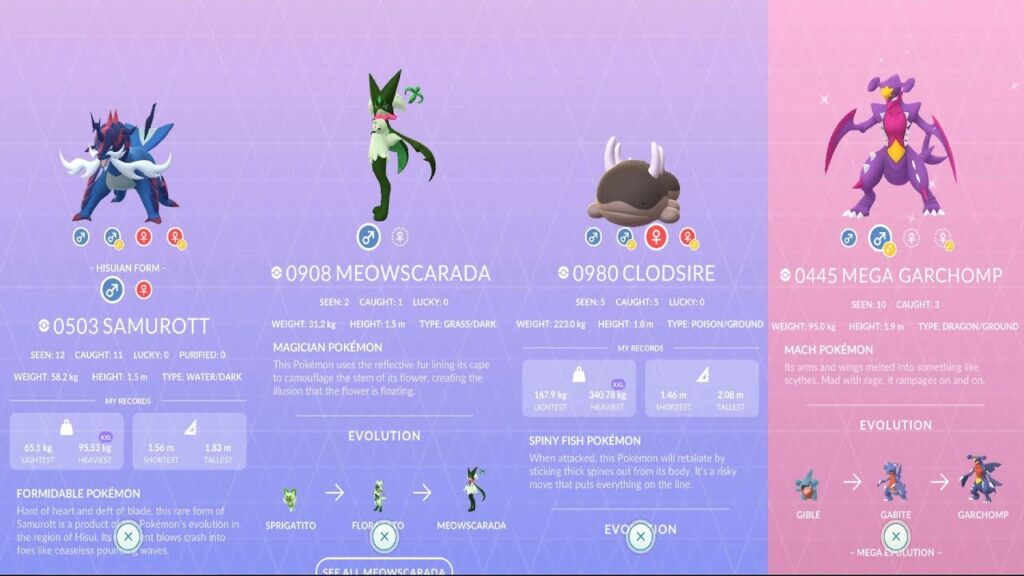 All Pokemon Collection - December 2023 Pokedex [Pokemon Go]
