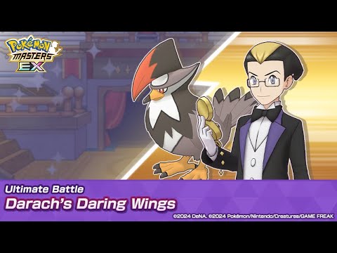 Pokemon Masters EX Ultimate Battle: Defeating Darach Daring Wings Staraptor