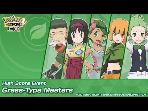Pokemon Masters EX: High Score Event Grass Type Masters 180K Completed (Season 4)